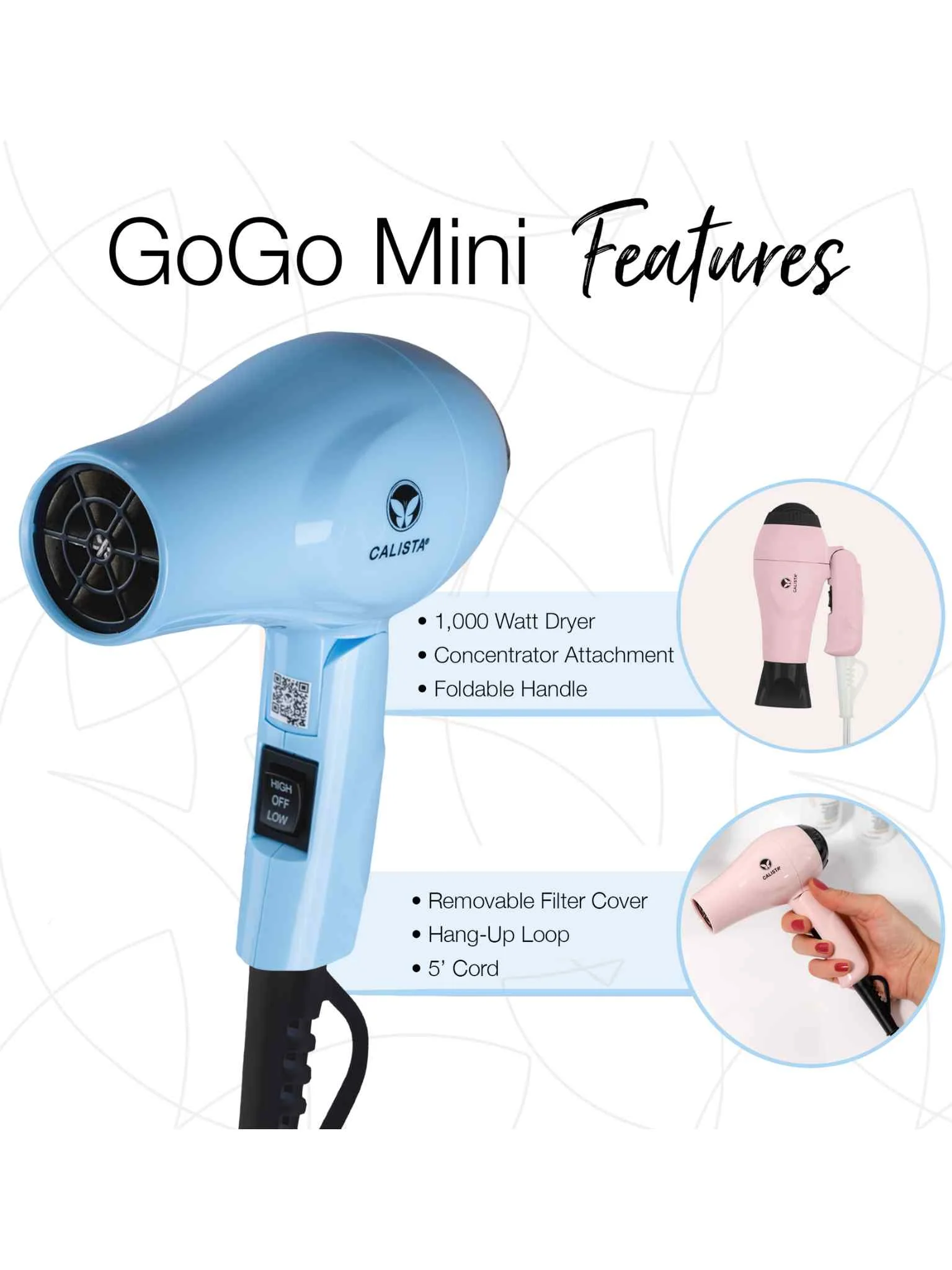 GoGo Mini Hair Dryer - Image 4